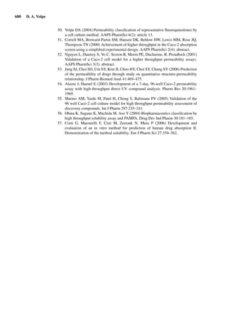 Drug Absorption Studies  2008