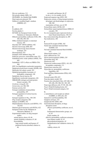 Drug Absorption Studies  2008