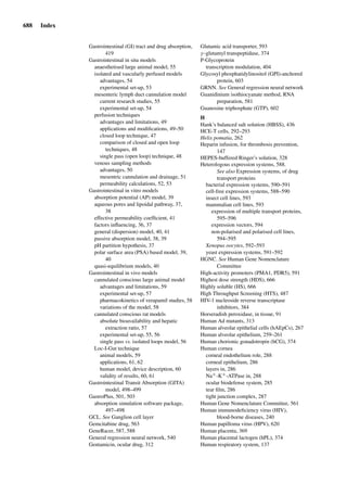 Drug Absorption Studies  2008