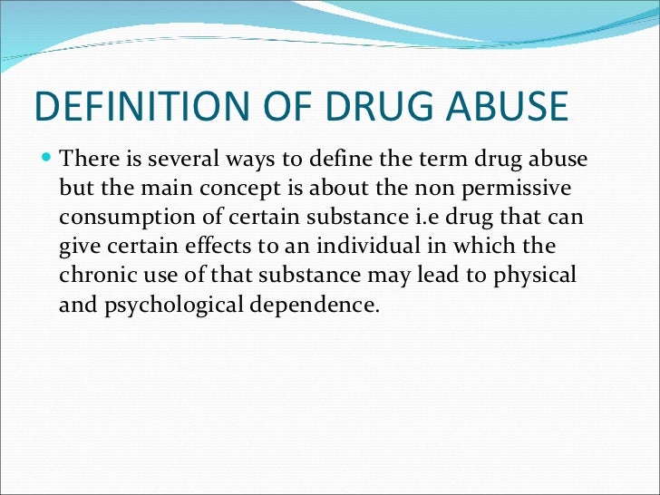 Drug and alcohol abuse essay