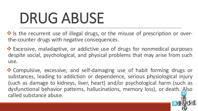 Interactionist illicit drug use