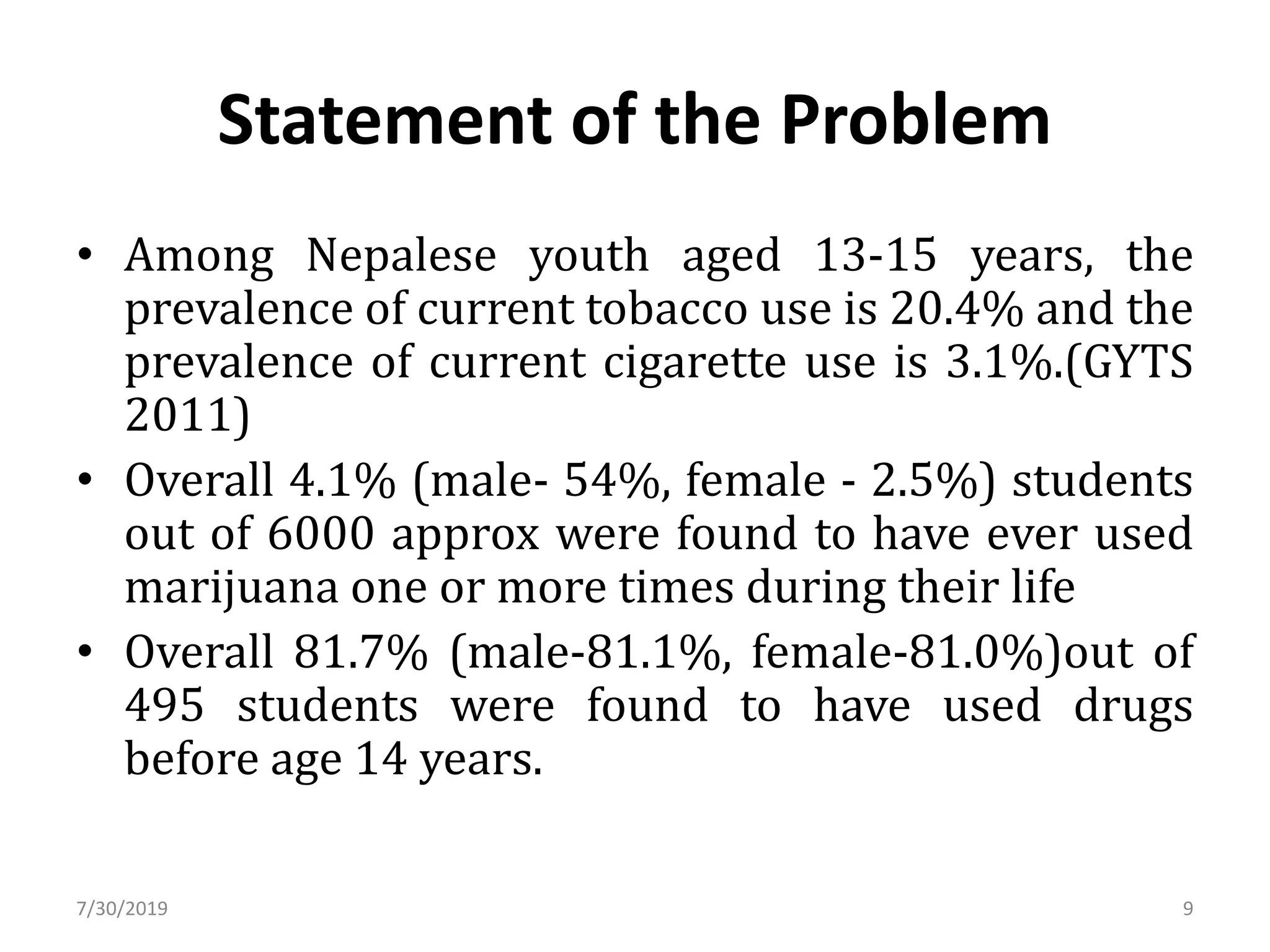 Drug abuse and drug addiction | PPTX