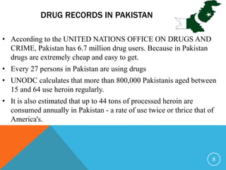 Drug abuse in Pakistan | PPTX