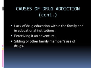 Drug addiction in Pakistan | PPTX