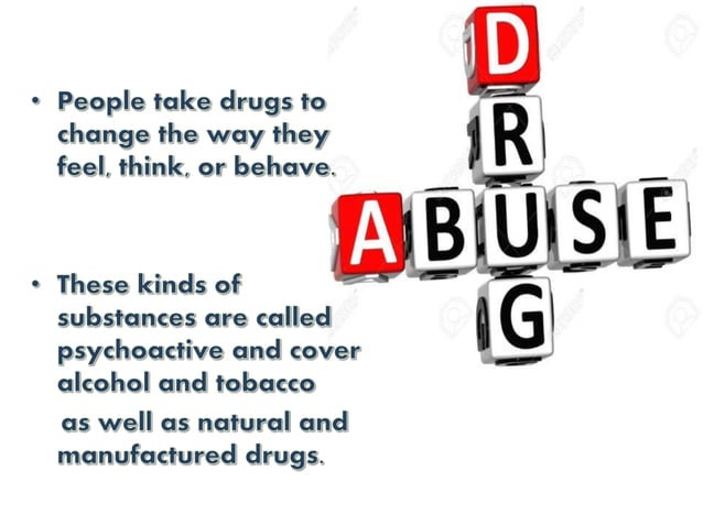 Drug Addiction & Abuse | PPTX image.