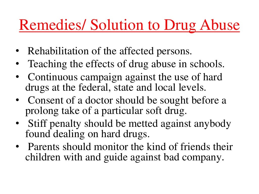 Drug addiction and drug abuse ppt