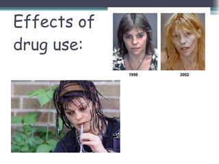 Effects of  drug use: 