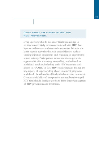 Principles of Drug Addiction Treatment | PDF