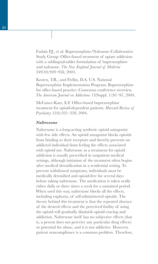 Principles of Drug Addiction Treatment | PDF