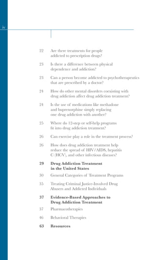 Principles of Drug Addiction Treatment | PDF