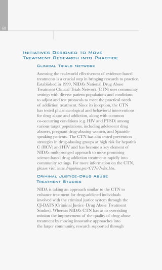 Principles of Drug Addiction Treatment | PDF