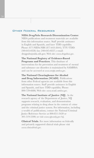 Principles of Drug Addiction Treatment | PDF
