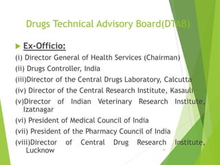 Drug and cosmetic act | PPTX