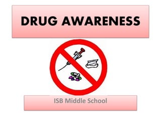 DRUG AWARENESS
ISB Middle School
 