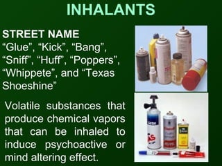 Poppers Inhalants Drug awareness presentation | PPT