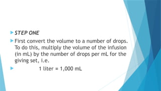 Injection Liquid Math Drug Calculation infusion calculation.pptx