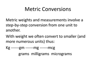 Drug calculations | PPT