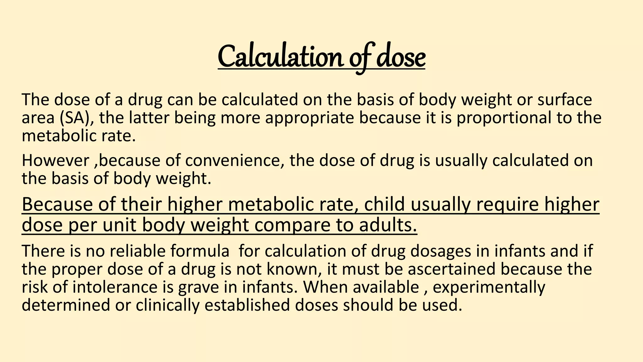 Pediatric Drug calculations |drug calculation formulas | PPTX