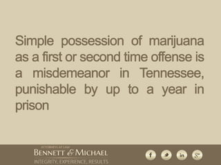Drug Charges and Penalties in Tennessee