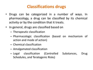 Drug Classification