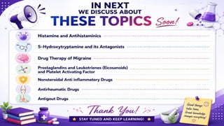 Drug Classifications with Easy Mnemonics | Pharmacology Notes | GPAT, NIPER, B.Pharm, D.Pharm, Drug Inspector