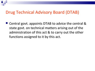 Drug and cosmetic act 1940 | PPT