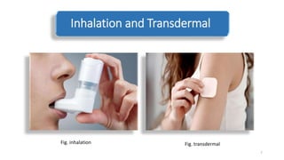 Inhalation and Transdermal
Fig. inhalation Fig. transdermal
7
 