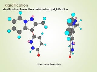 Rigidification
Identification of an active conformation by rigidification
Planar conformation
 
