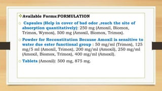 Drug design presentation. amoxils | PPTX