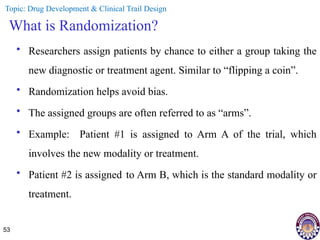 Randomization Drug Drug Development and Clinical Trails Design updated 2025.pptx