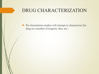 Drug development process.
