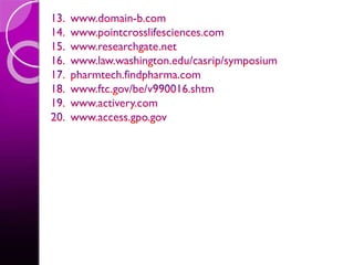 Drug development process and regulatory submissions