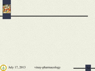 July 17, 2013 vinay-pharmacology 54
 