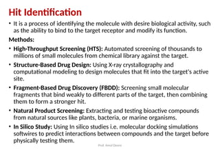 Drug Discovery and Clinical Evaluation of New Drugs | PPTX