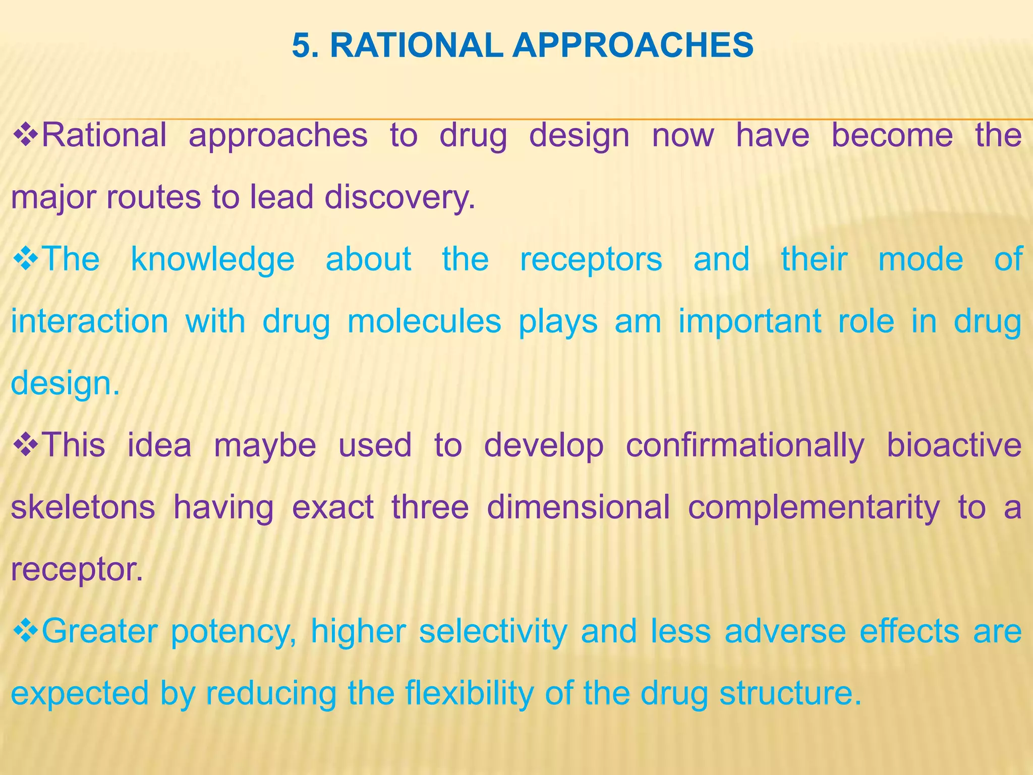 Drug discovery and design | PPTX
