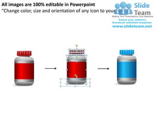 All images are 100% editable in Powerpoint
“Change color, size and orientation of any icon to your liking”
 