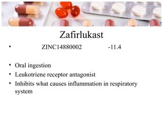Conclusion
• The fourteen drugs with the highest affinity were
chosen.
• These range from -10 to -11.4
• Nilotinib, Lopina...