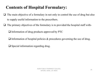 Hospital Formulary Example.pdf Drug Distribution system & Hospital formulary | PDF
