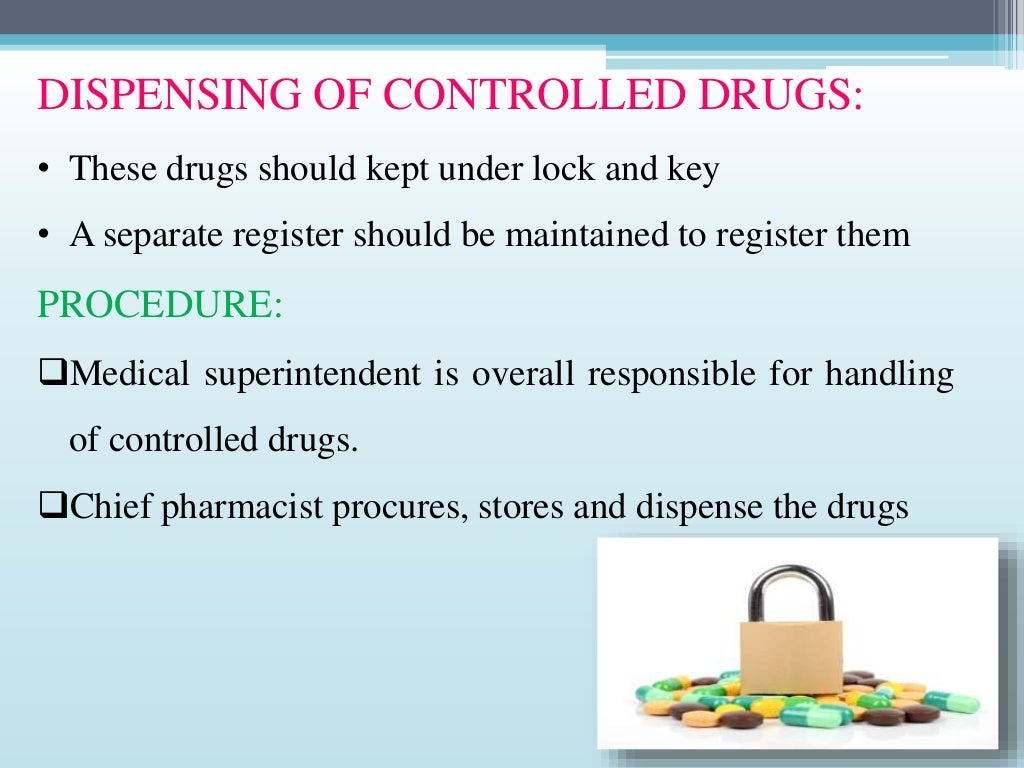 Drug Distribution Methods