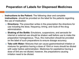 Medication Directions Example Drug distribution system in a hospital.pptx