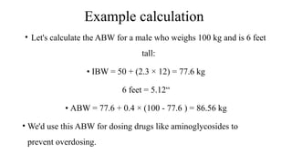 Drug Dosing in Obese Patients for Pharm D Students | PPTX