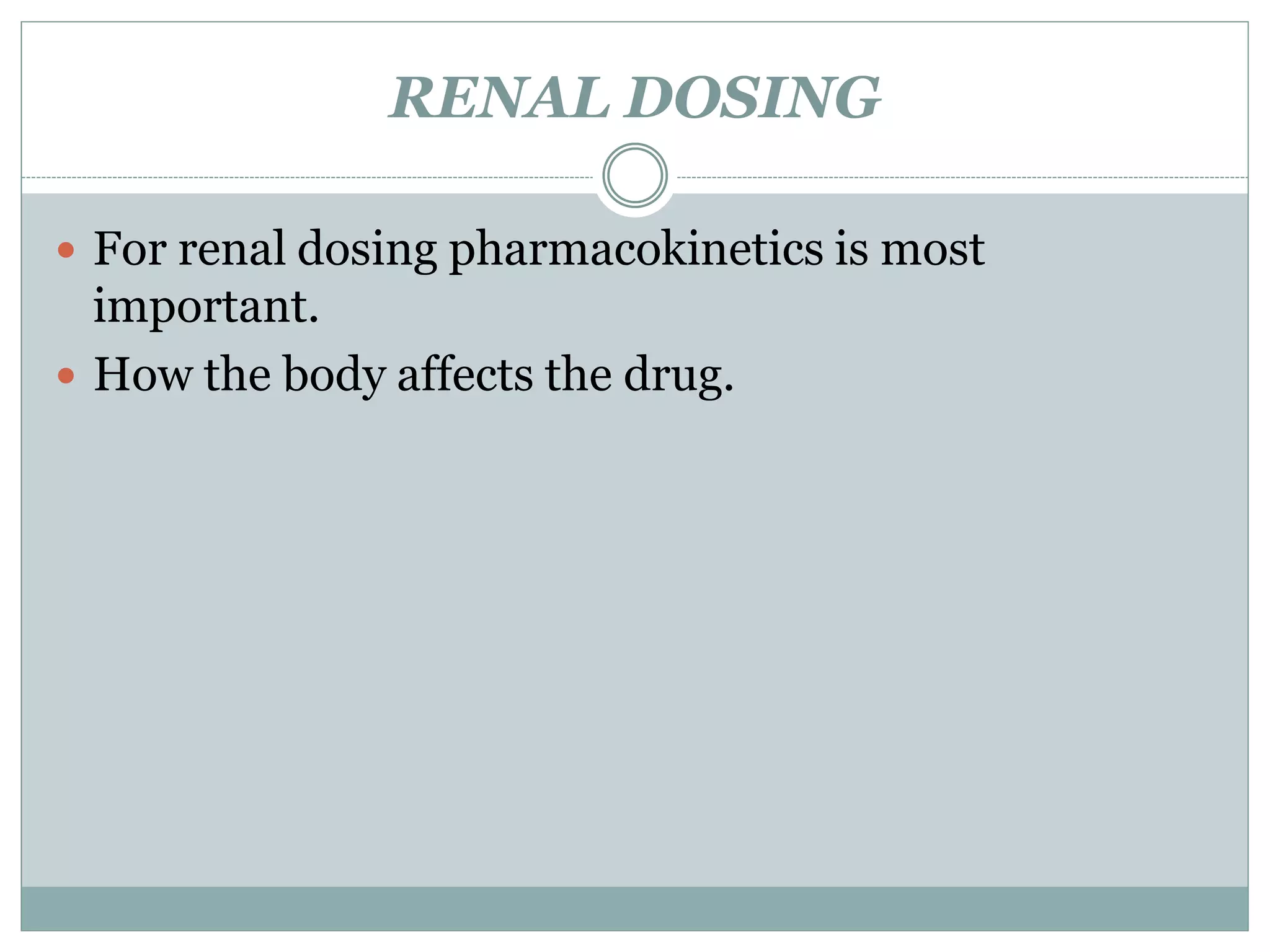 Drug dosing in renal failure | PDF
