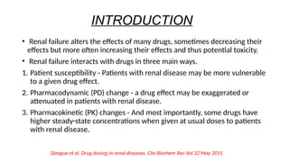VARIOUS DRUG DOSING IN RENAL FAILURE .pptx