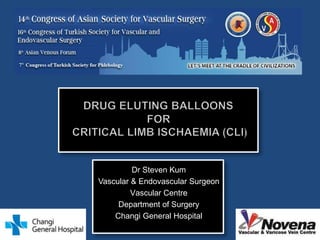Dr Steven Kum
Vascular & Endovascular Surgeon
Vascular Centre
Department of Surgery
Changi General Hospital
 