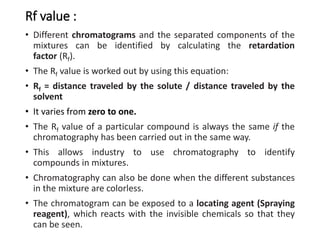Rf Value Rearrange Drug evaluation | PPTX