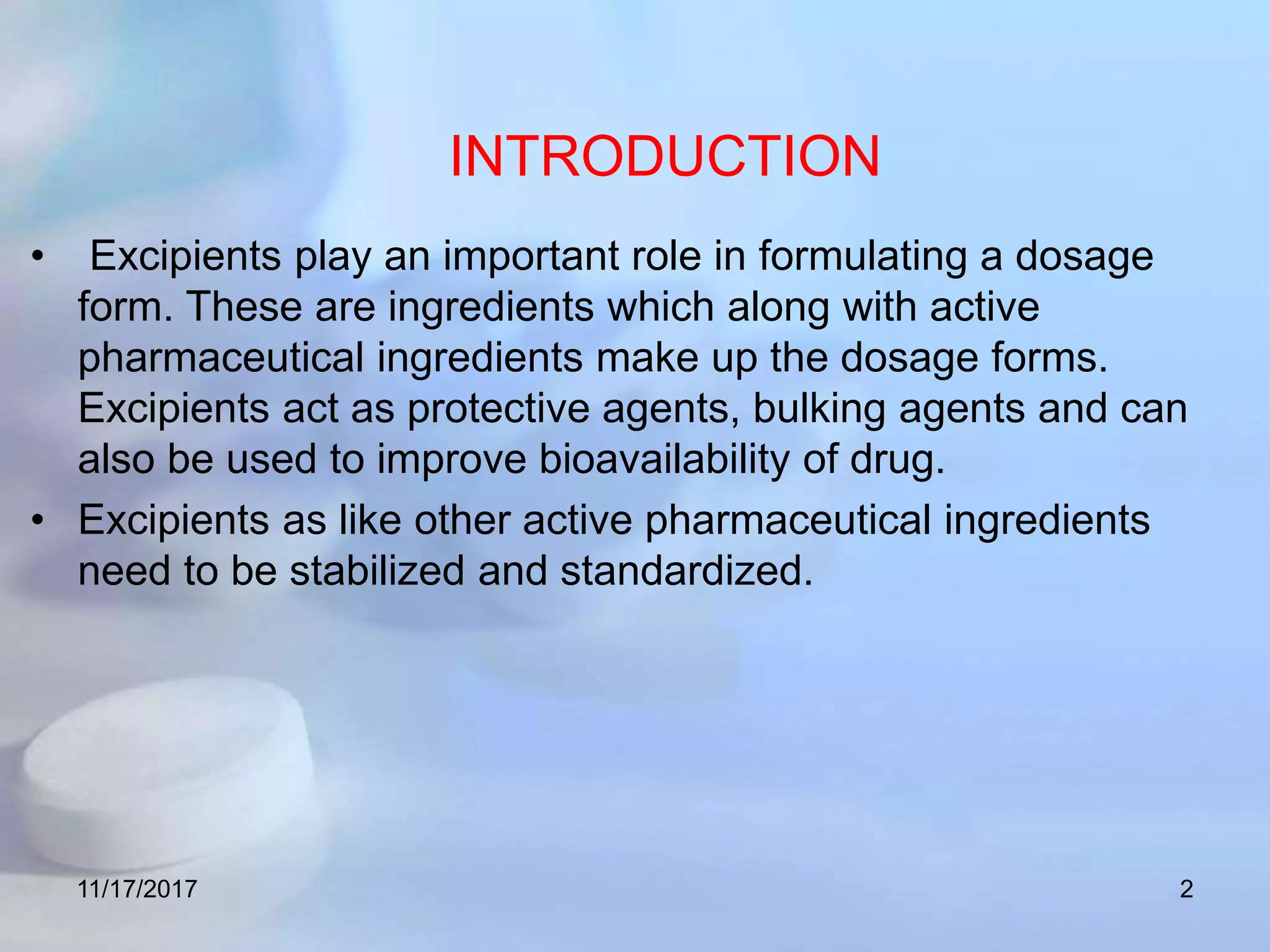 Drug excipient interaction