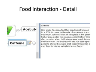 Food interaction - Detail