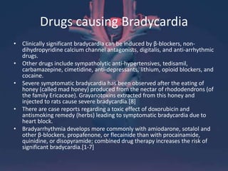 Drug induced bradycardia | PPTX