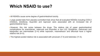 Nsaids Gi Risk DRUG induced GIT Disorders updated.pptx