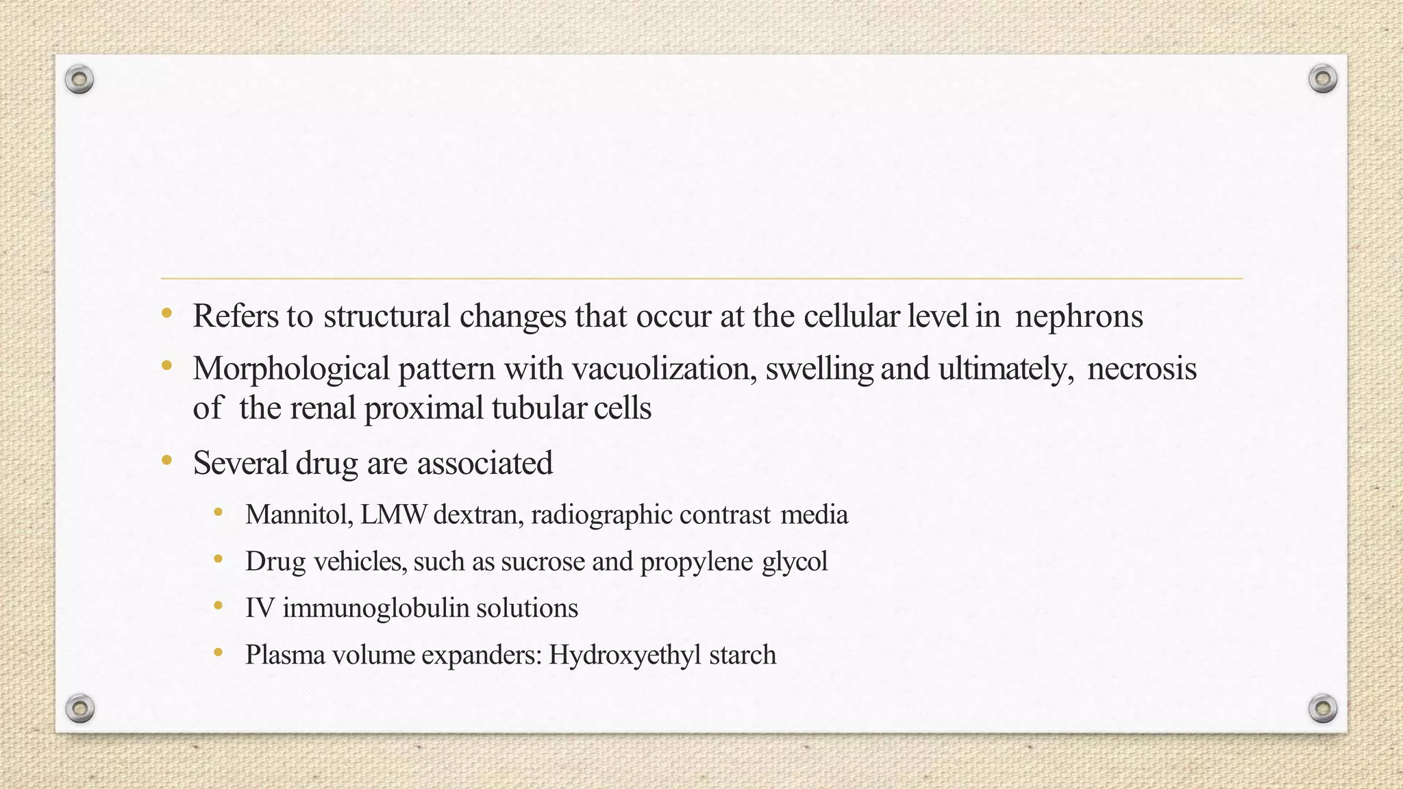 Drug induced kidney disease | PPTX